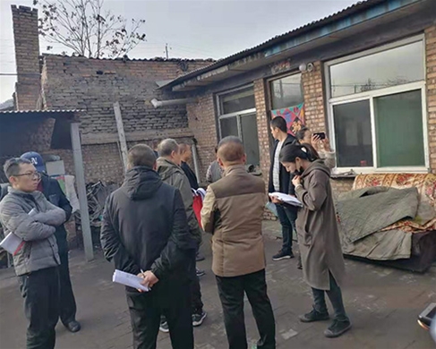 縣委、鎮(zhèn)府領導煤改電驗收工程